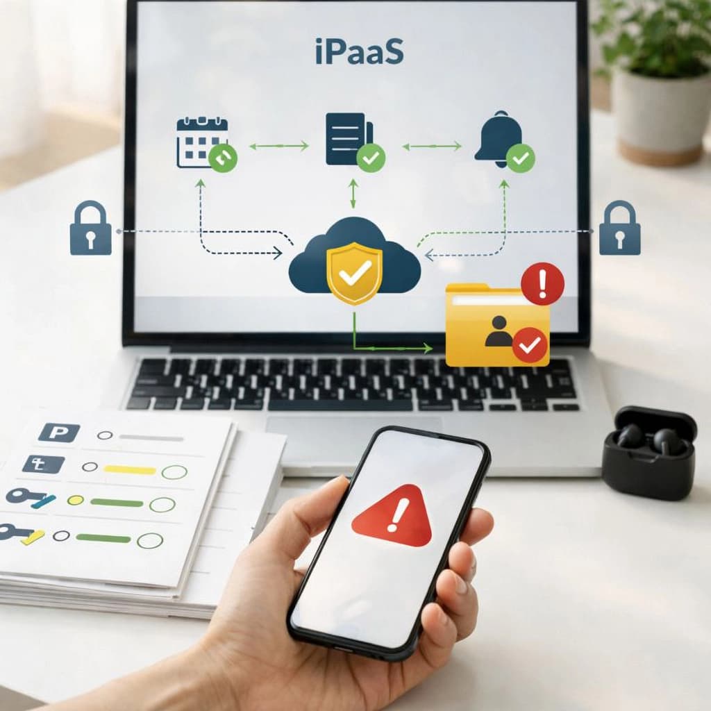iPaaS構成で拡張（連携と安全ガード）